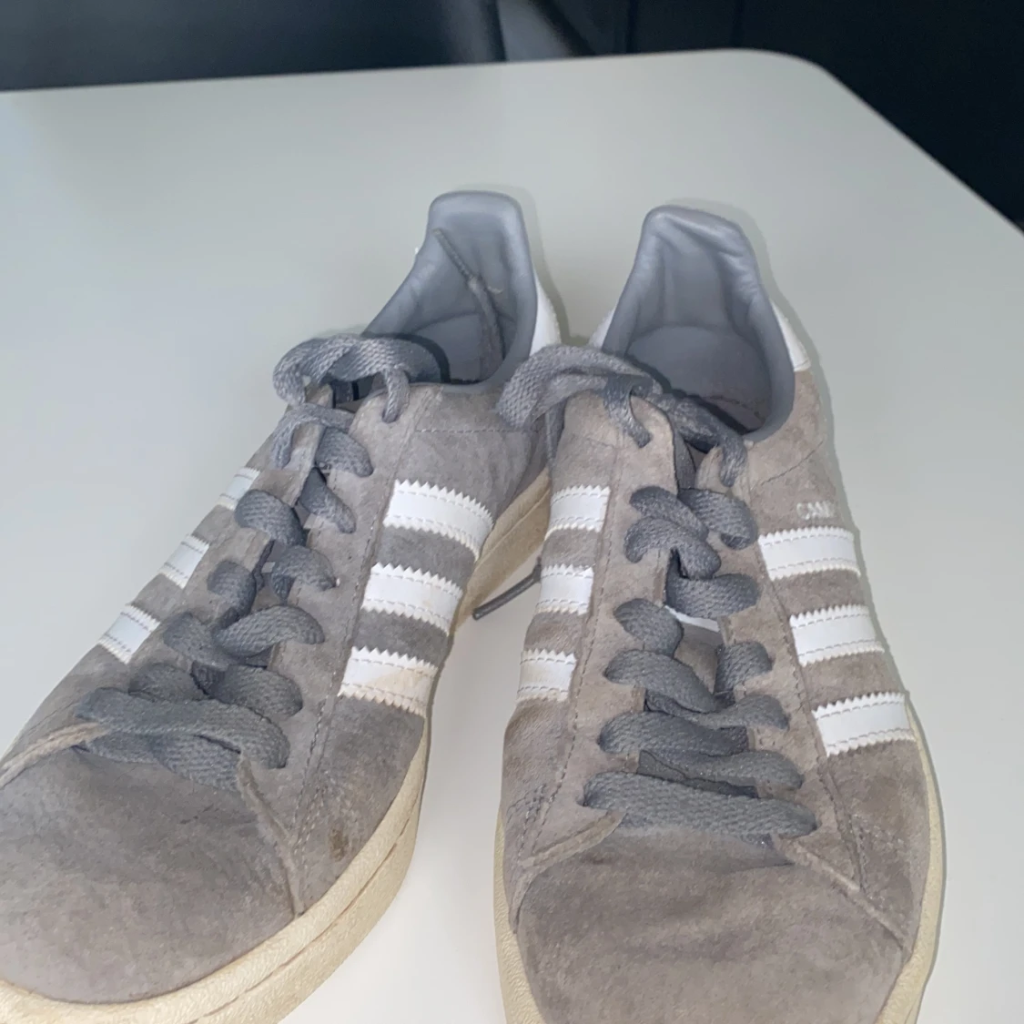Adidas campus grey.              