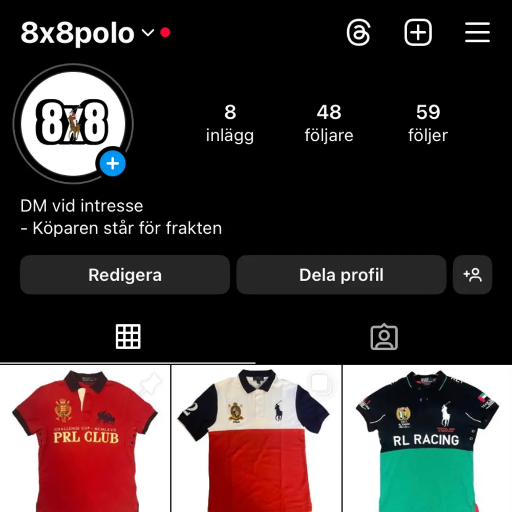 Polo ralph lauren piké i storlek L men passar M.  Skulle gissa att den passar folk mellan 175-182cm. -skicket är nästan som nytt! -hör av er kring frågor. -instagram @8x8polo. T-shirts.