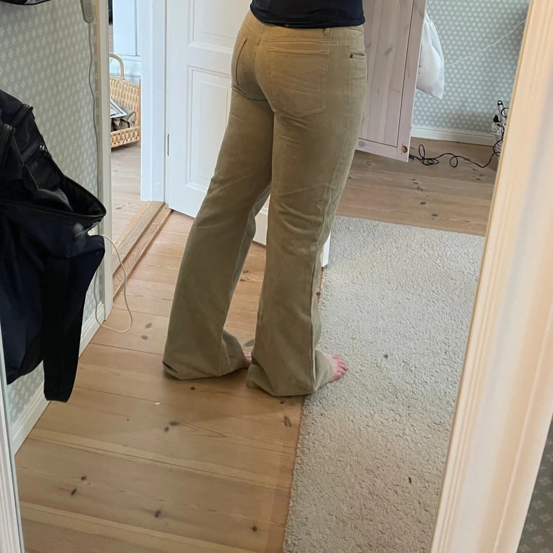 Lågmidjade byxor - 90