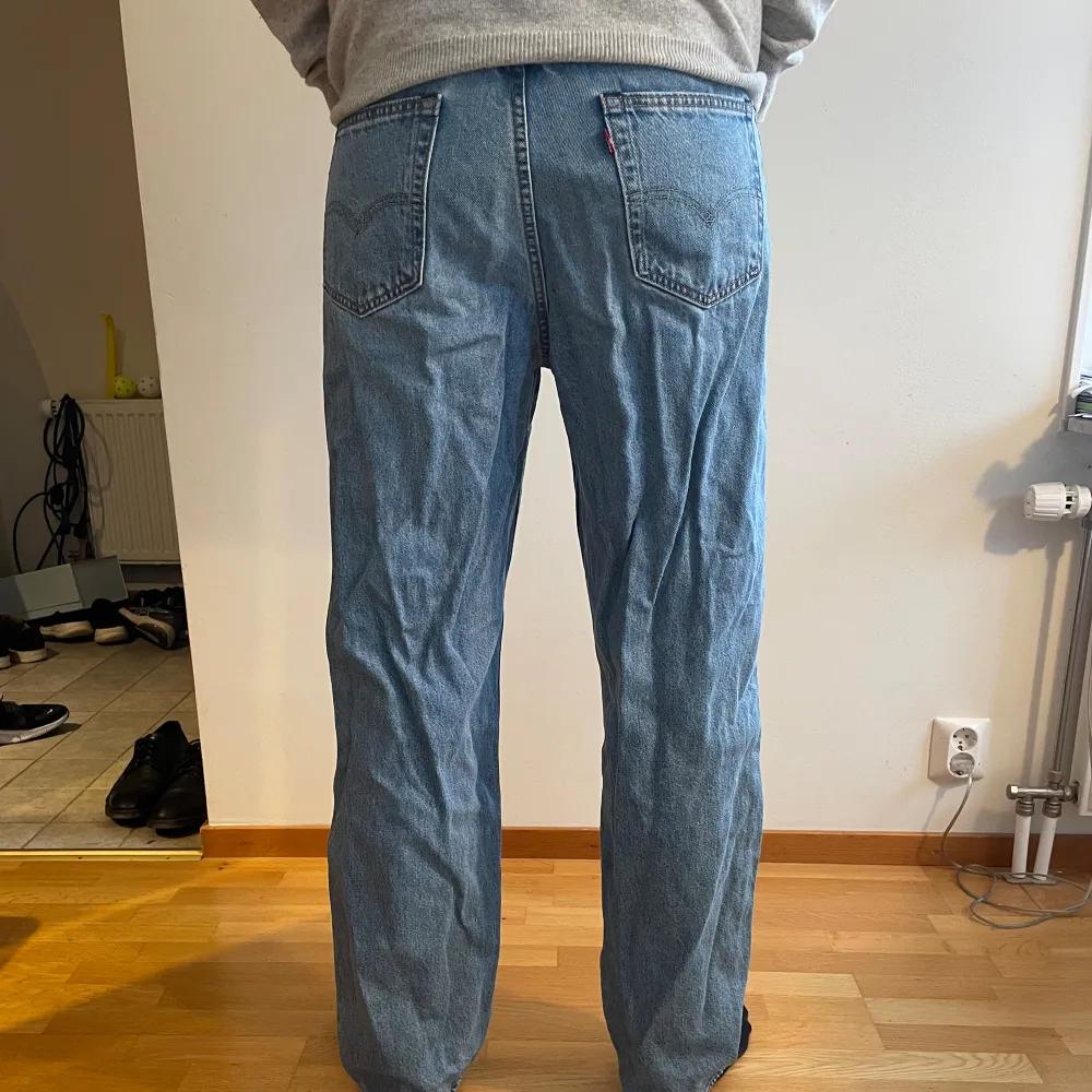 Levis stay loose jeans, W34 L34. Ljusblå färg sköna baggy byxor.. Jeans & Byxor.