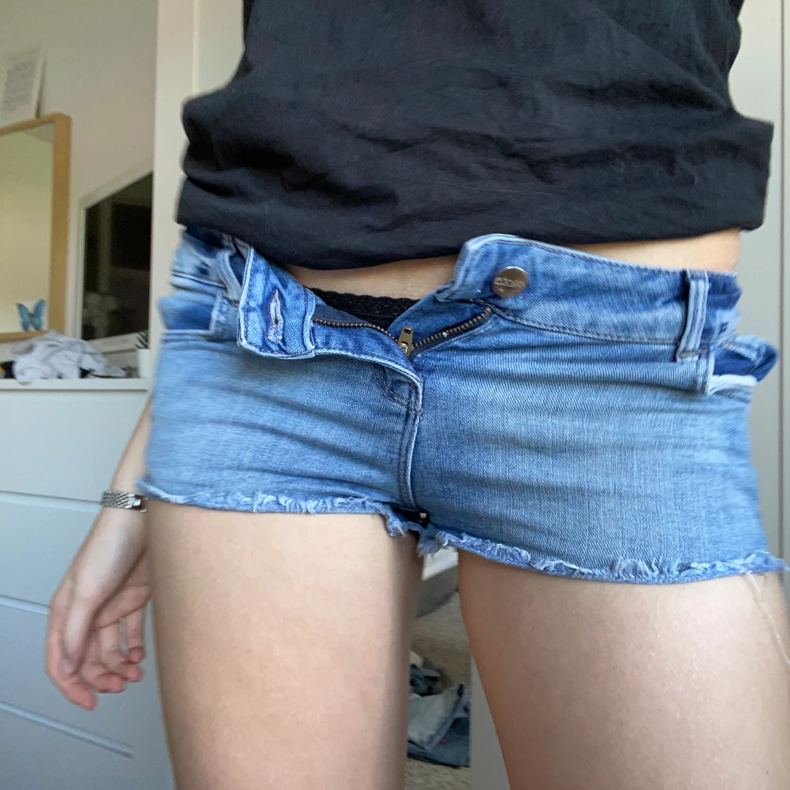 Lågmidjade shorts  - 90