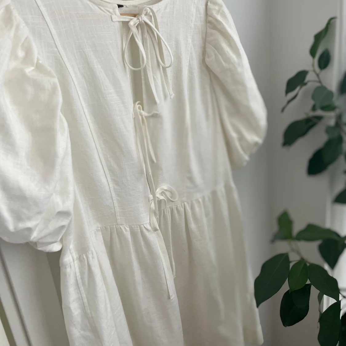 Vit sommar klänning 