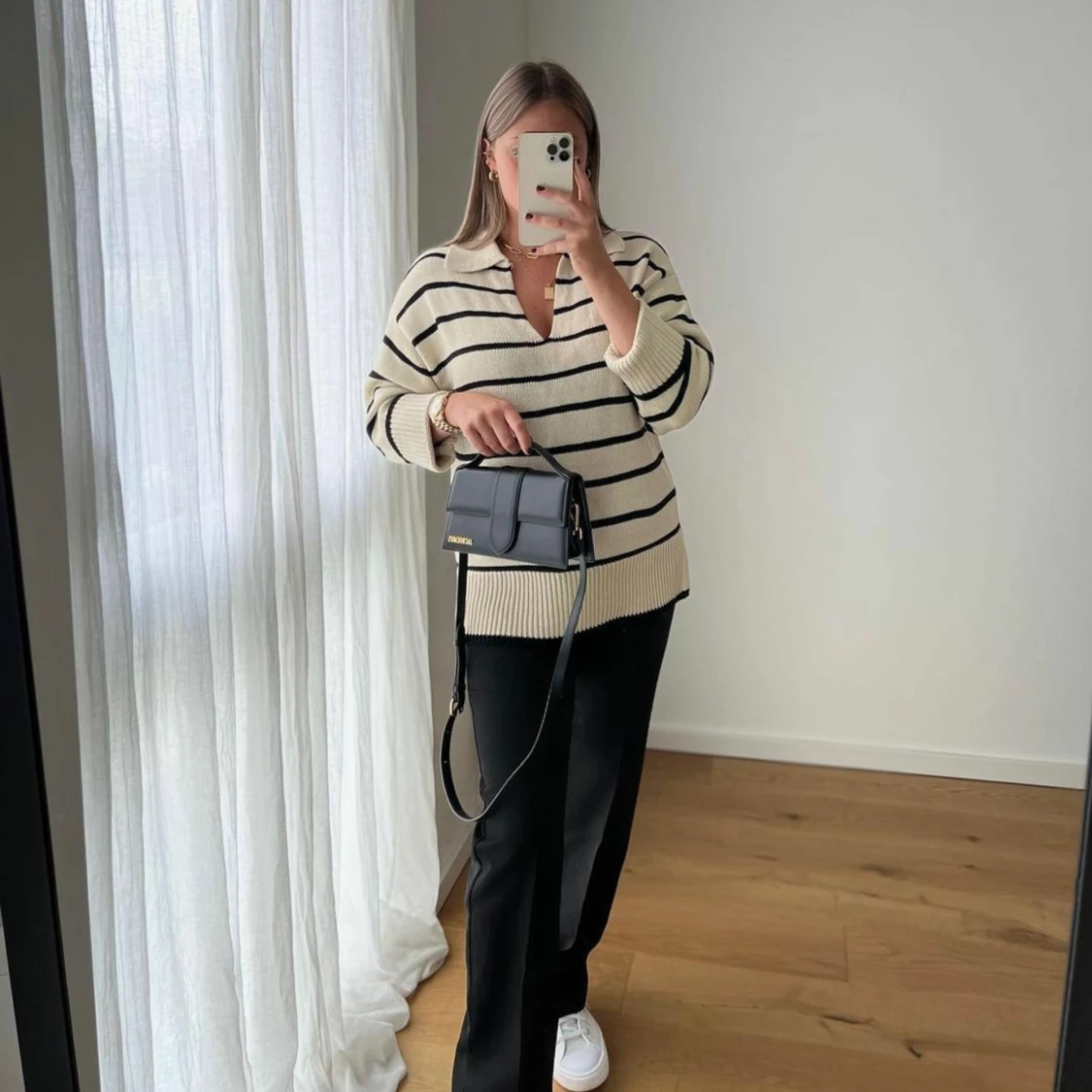 Stickad tröja  - 90