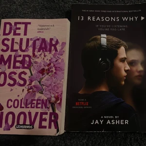 Böcker - Säljer alla tre böcker tillsammans för 150 kr. Nästan i nyskick, aldrig lästa ☺️ Endast "Det slutar med oss" boken är på svenska, de andra två är på engelska 💕 Priset är förhandlingsbart. Passa på att få alla tre till ett bra pris!" 📕🙌