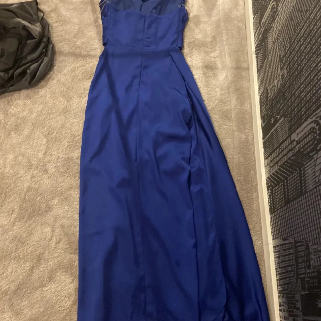 Marinblå balklänning - 91