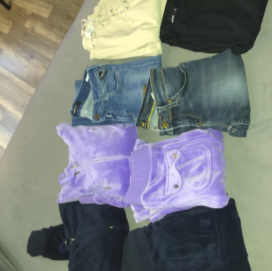 Jeans, kostymbyxor, byxor, juicy couture