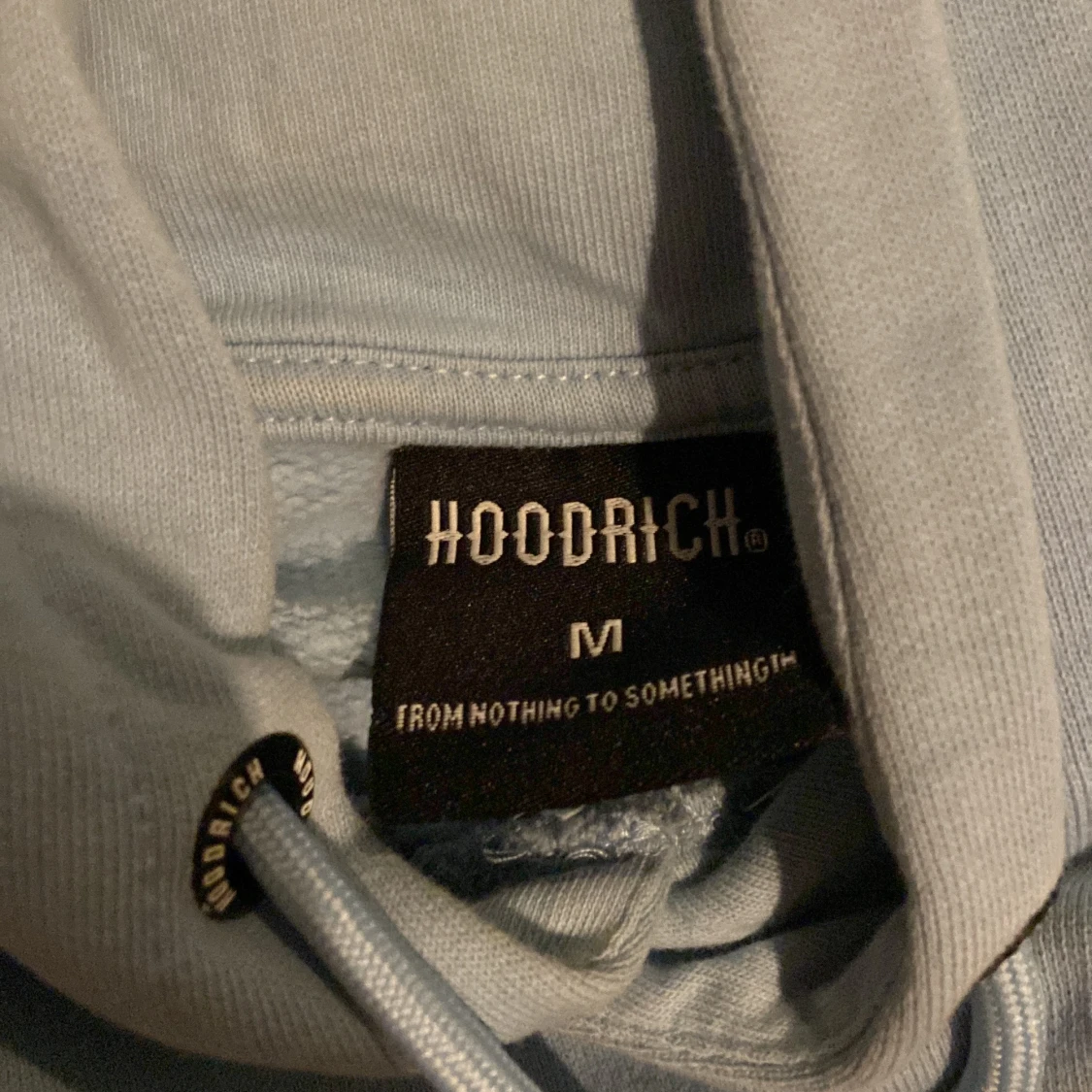 ljusblå hoodrich tröja - 91