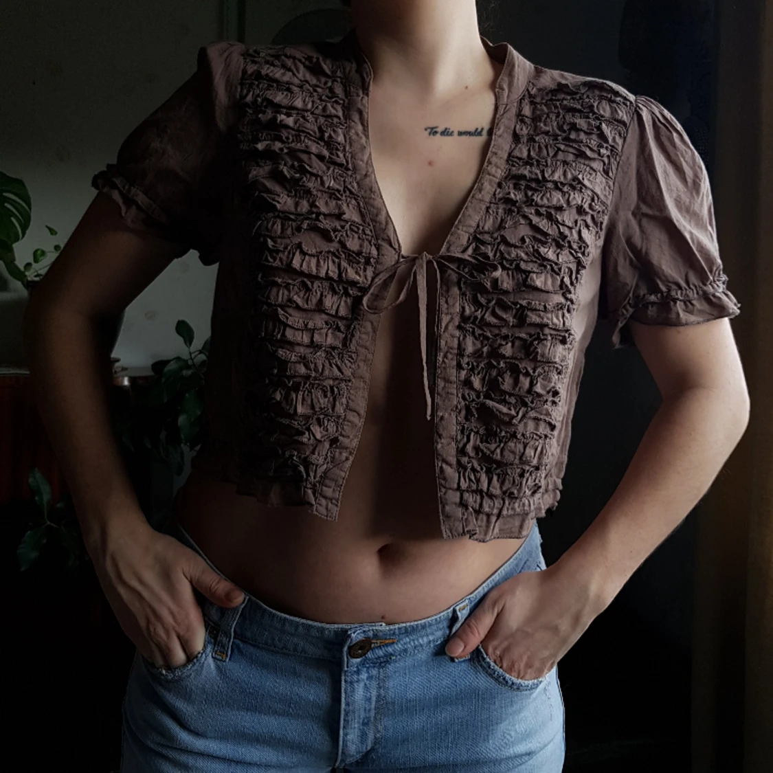 Topp med volanger 🦋