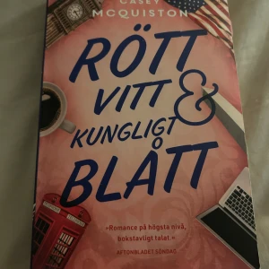 Rött vitt och kungligt blått  - Bok i bra skick 