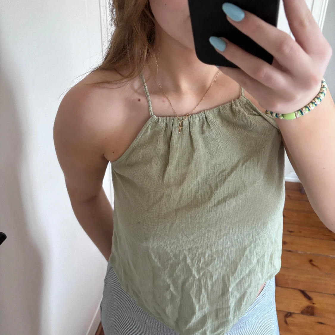 Ljusgrön topp - 90