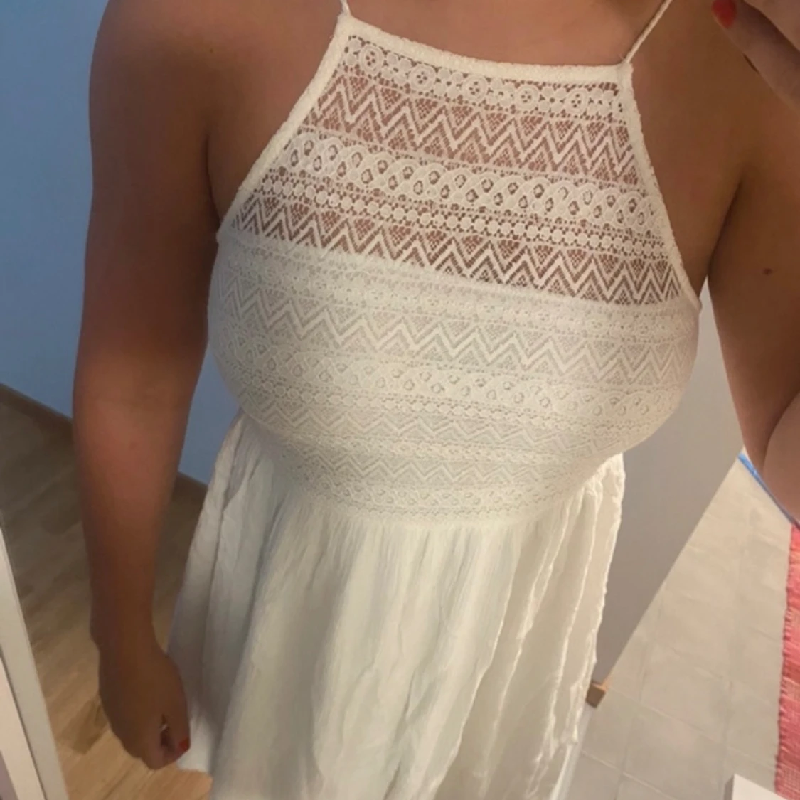 Vit klänning  - 91