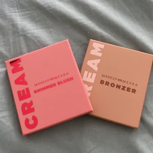 Makeupmekka cream Blush och Bronzer - Aldriga använda kräm produkter från makeupmekka. Original pris styck är 139kr. Säljer för 65 kr styck eller båda för 110. Kom privat om du endast vill ha en.