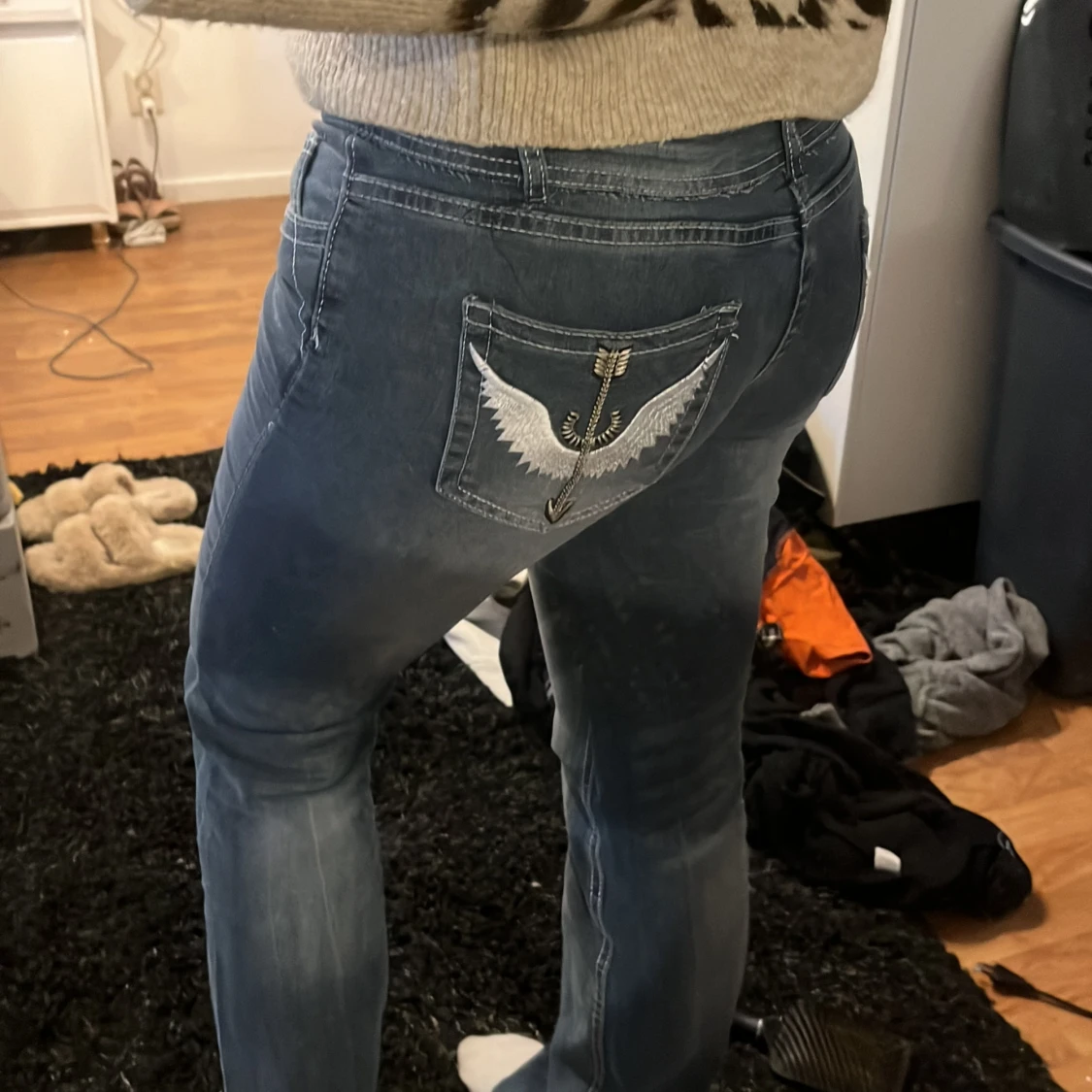 Lågmidjade Jeans  - 90