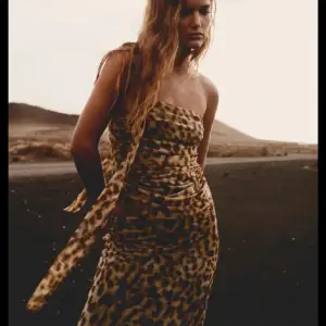 Leopard kjol från zara. Prislappen är på ny. Storlek S    Bud är på 390
