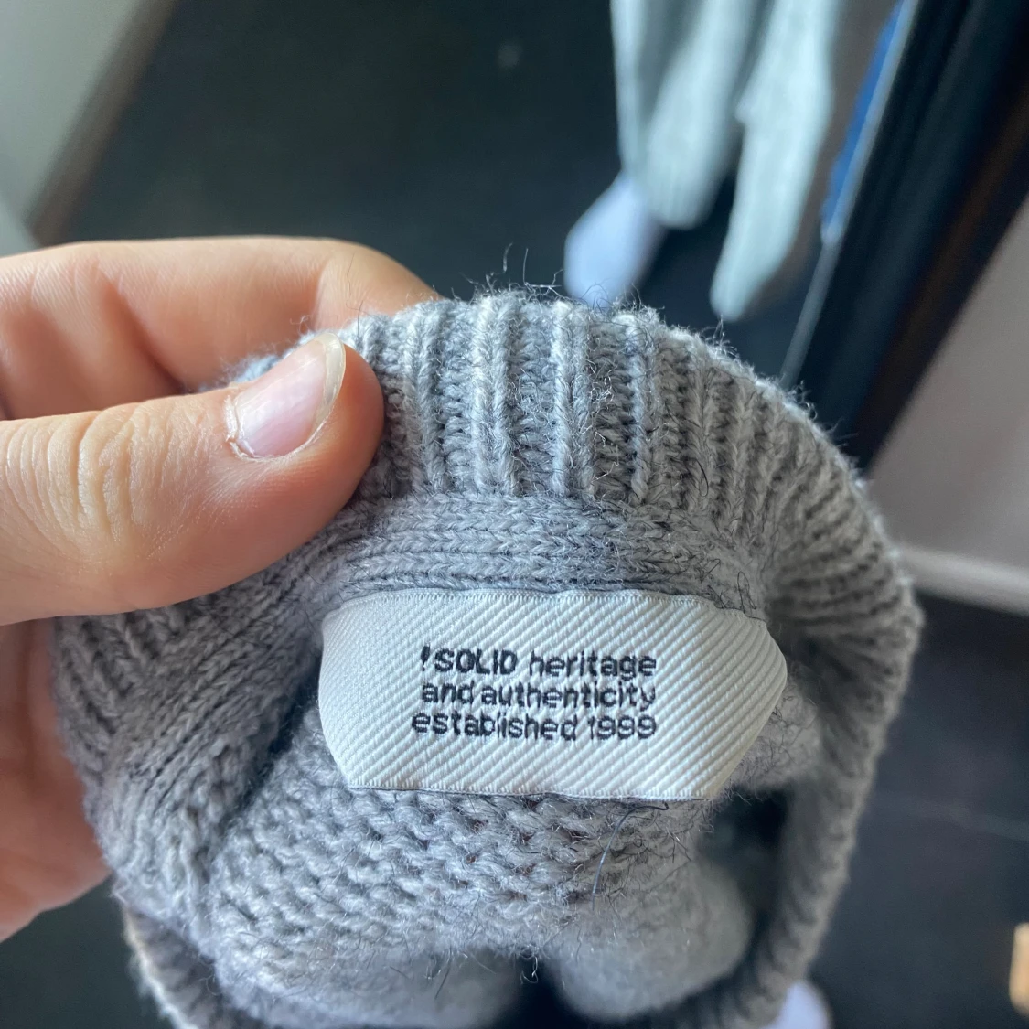 Stickad tröja från !Solid  - 90