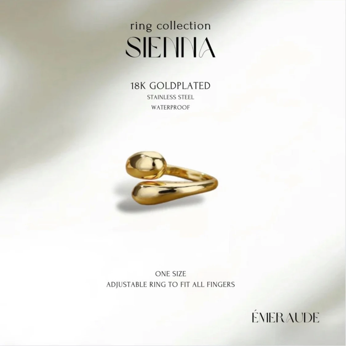 Sienna ring 18k - 90
