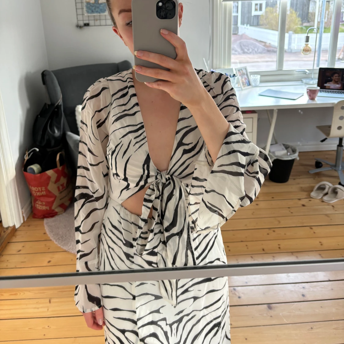 Zebra klänning - 91