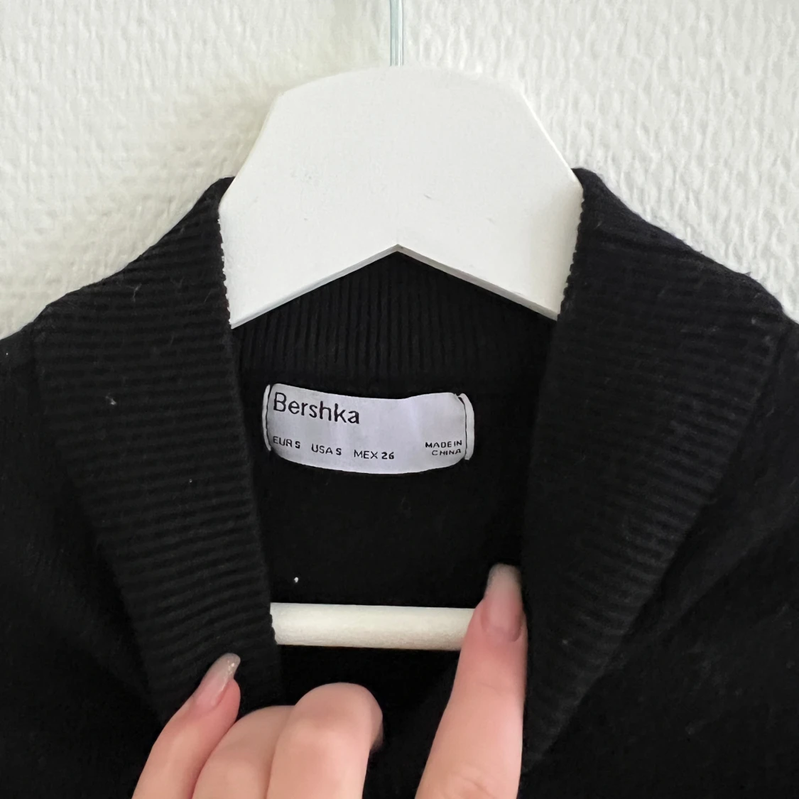 Halv polo stickad  - 90