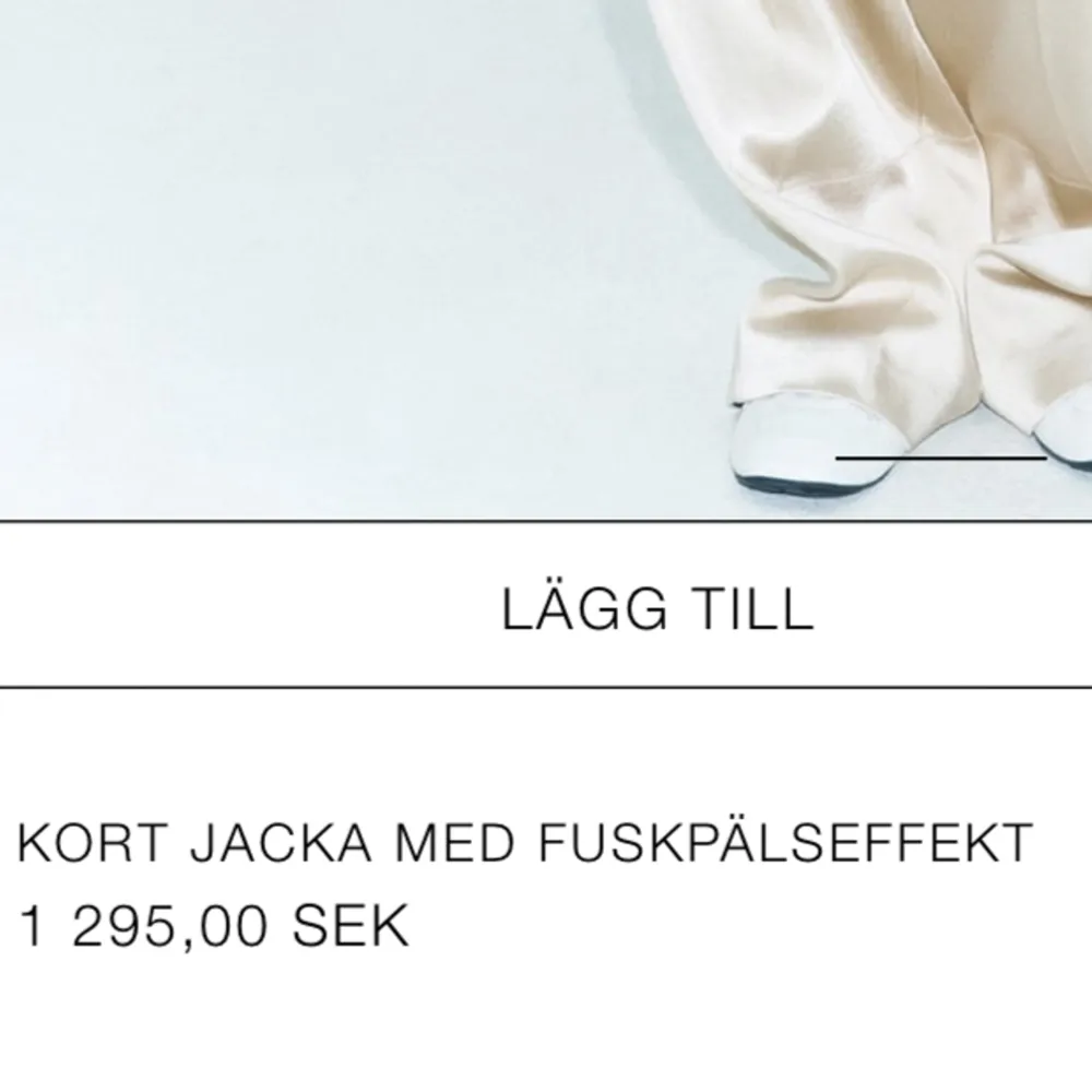 Säljer min pälsjacka från Zara i storlek M. Är i nyskick och använd endast en gång. . Jackor.