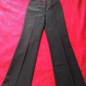 lågmidjade kostymbyxor - SUPERSNYGGA lågmidjade kostymbyxor som tyvärr är för små för mig!! dessa är verkligen perfekta och har inga defekter alls! jag är 168cm och de är långa å perfekta för mig, midjan är för liten för mig som har storlek S/M. så rekommenderar för strl S🙏🏼