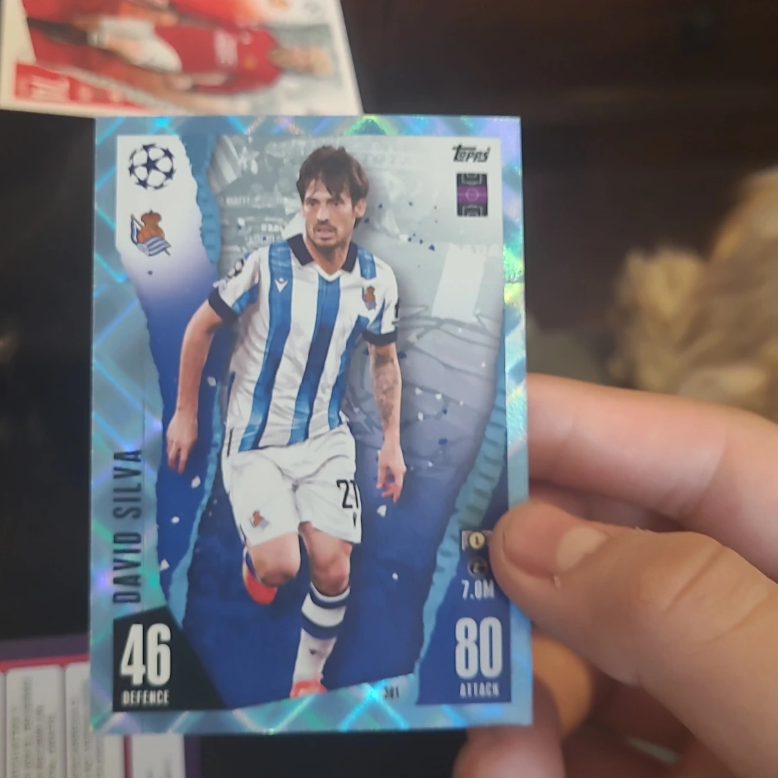 David silva kort match Attax