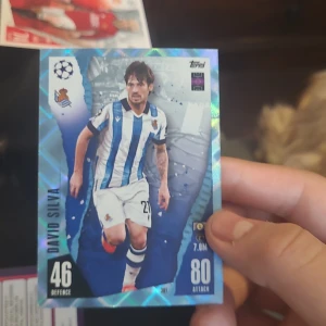 David silva kort match Attax  - Säljer korten j bilden