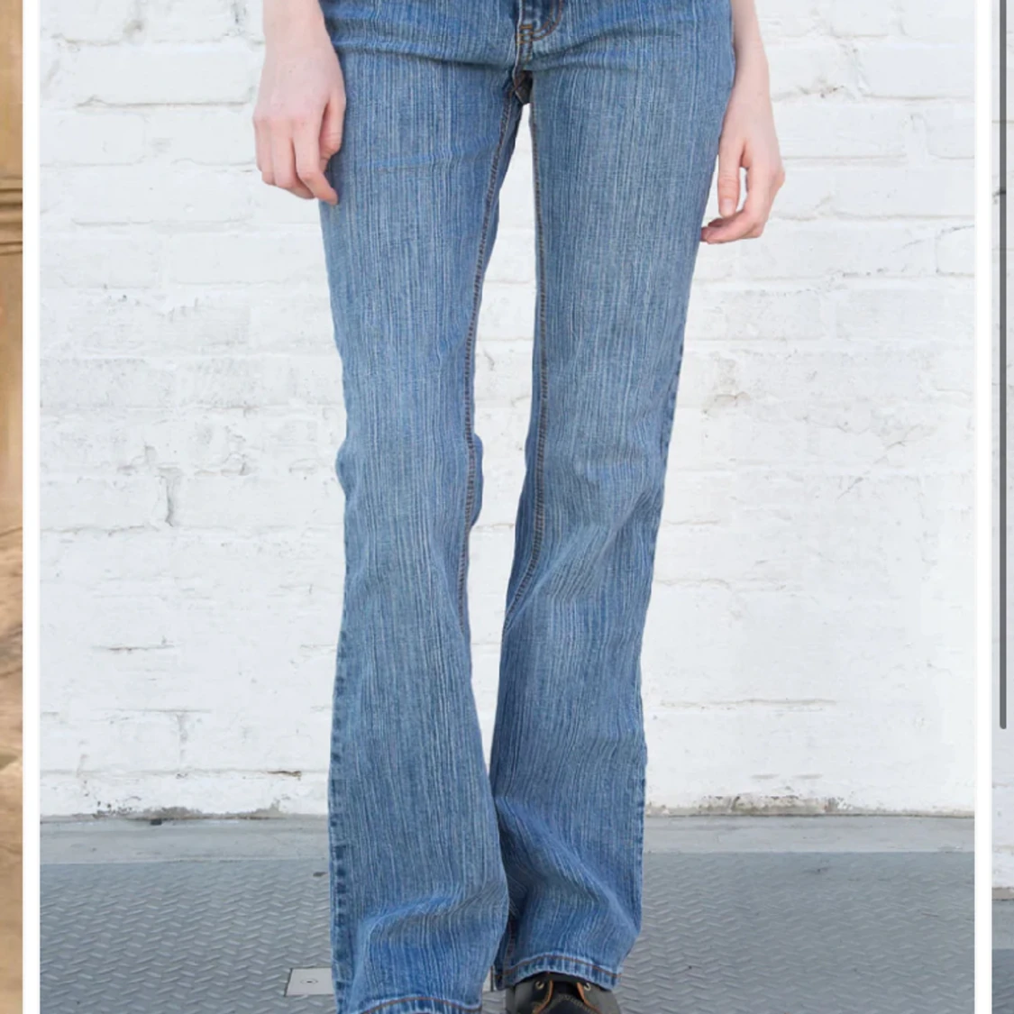 Lågmidjade bootcut jeans 