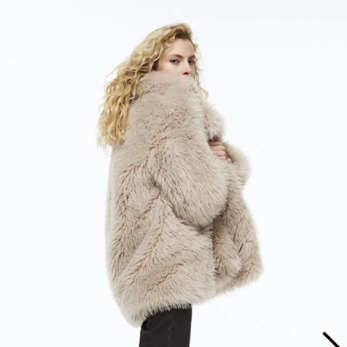 Fuskpälsjacka hm  - 90