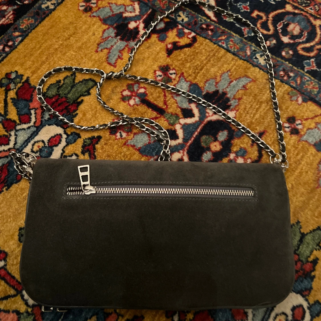 Grå mocka Zadig väska  - 90