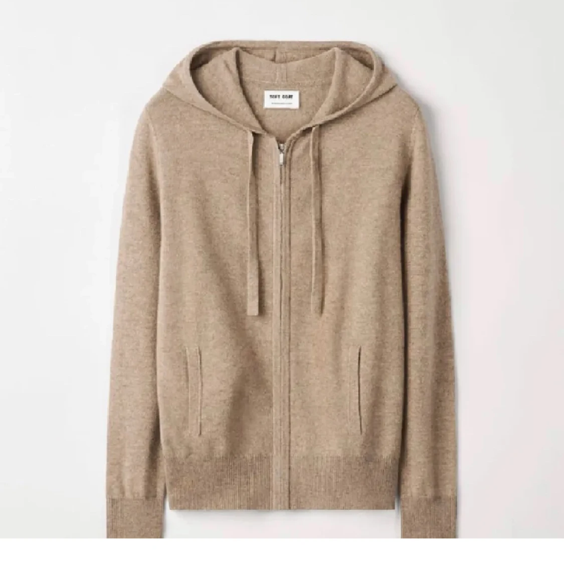 Soft goat zip hoodie