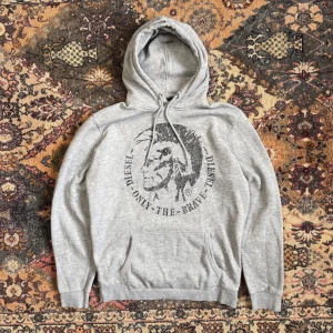 Grå diesel Hoodie  - Diesel Hoodie i fint skick, storlek s