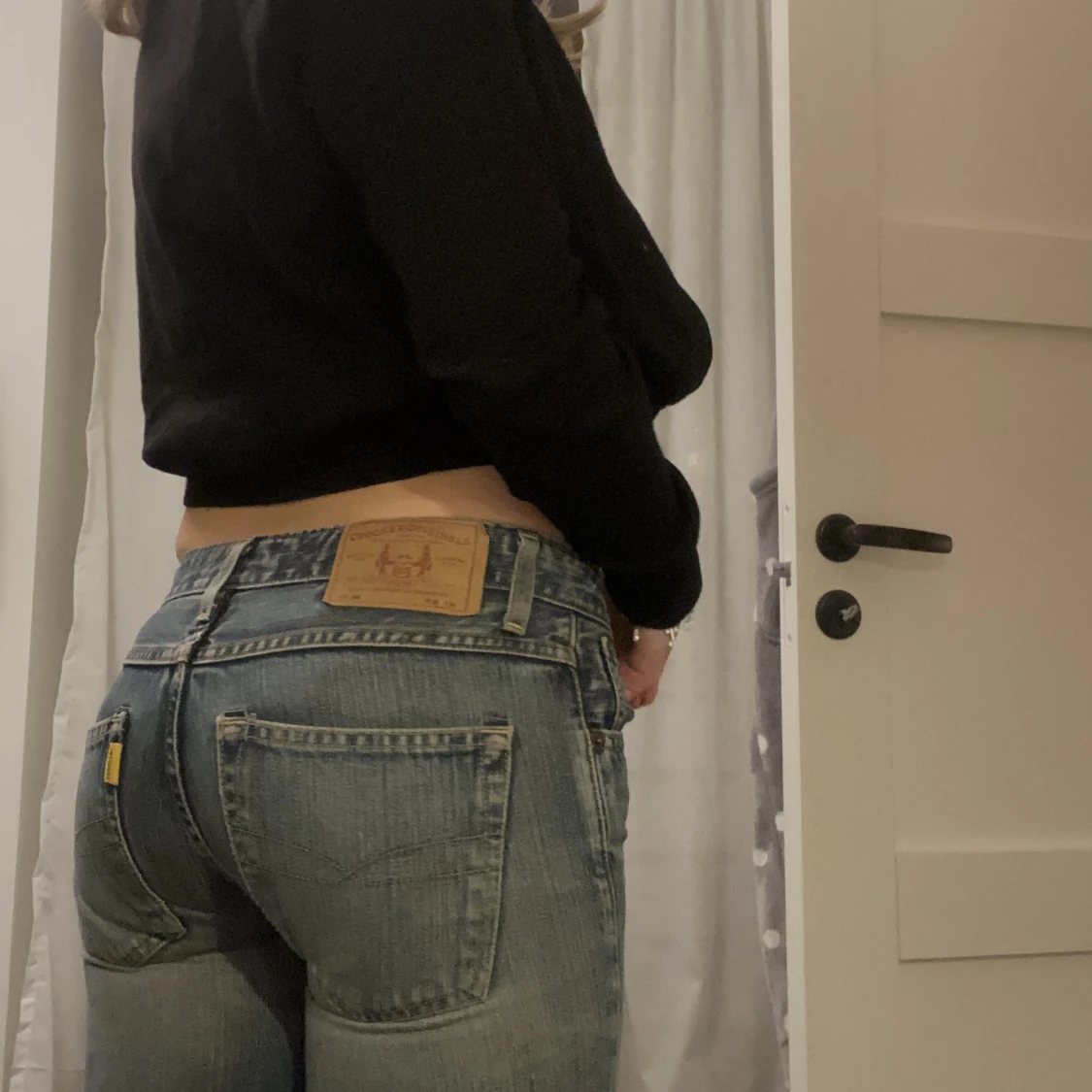Lågmidjade bootcut jeans - 90