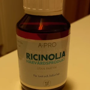 Ricinolja - Testad vid ett tillfälle.