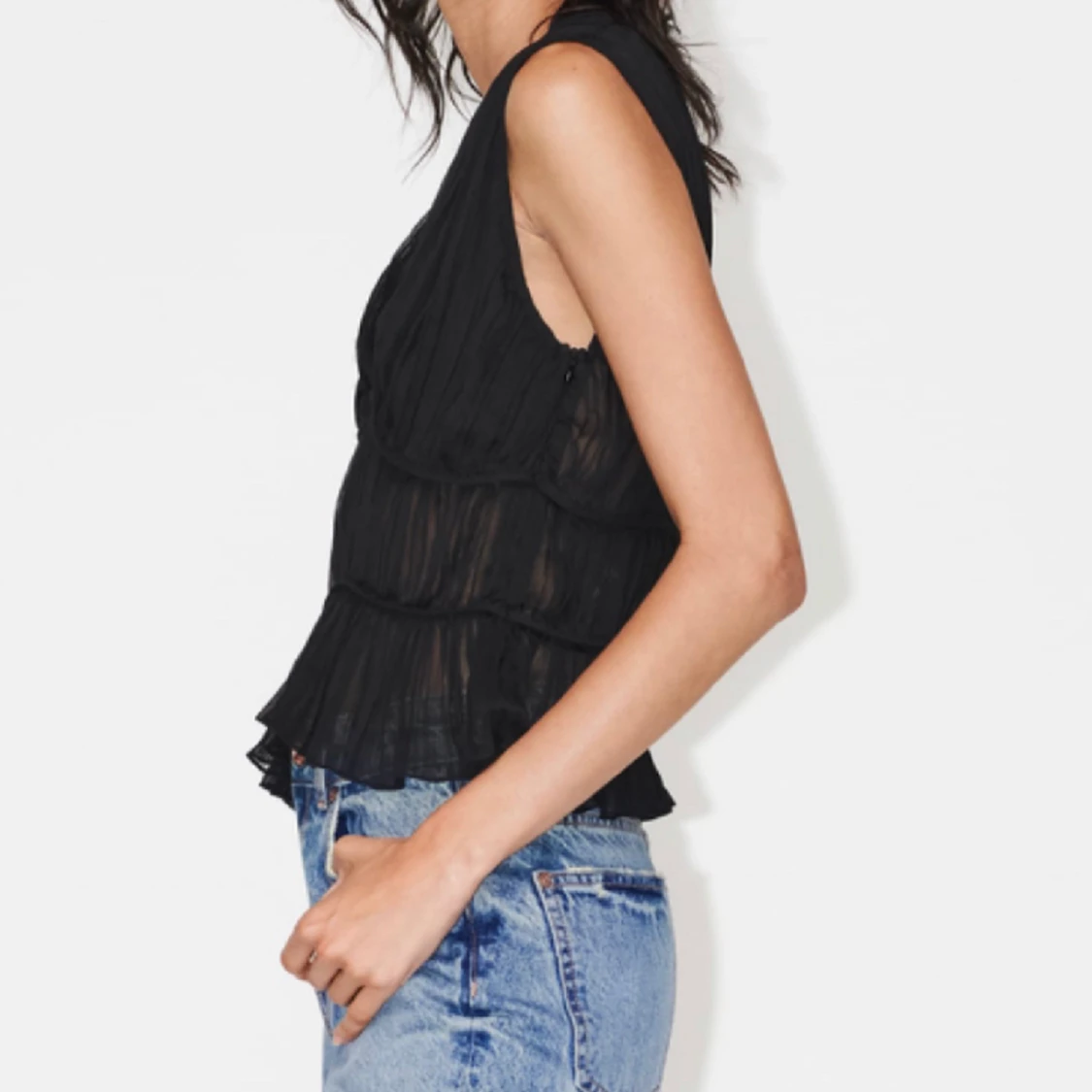 Svart zara blus - 90