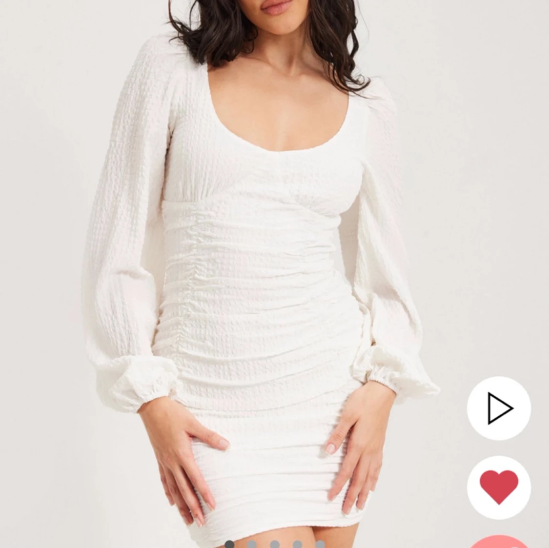 Vit studentklänning  - 91