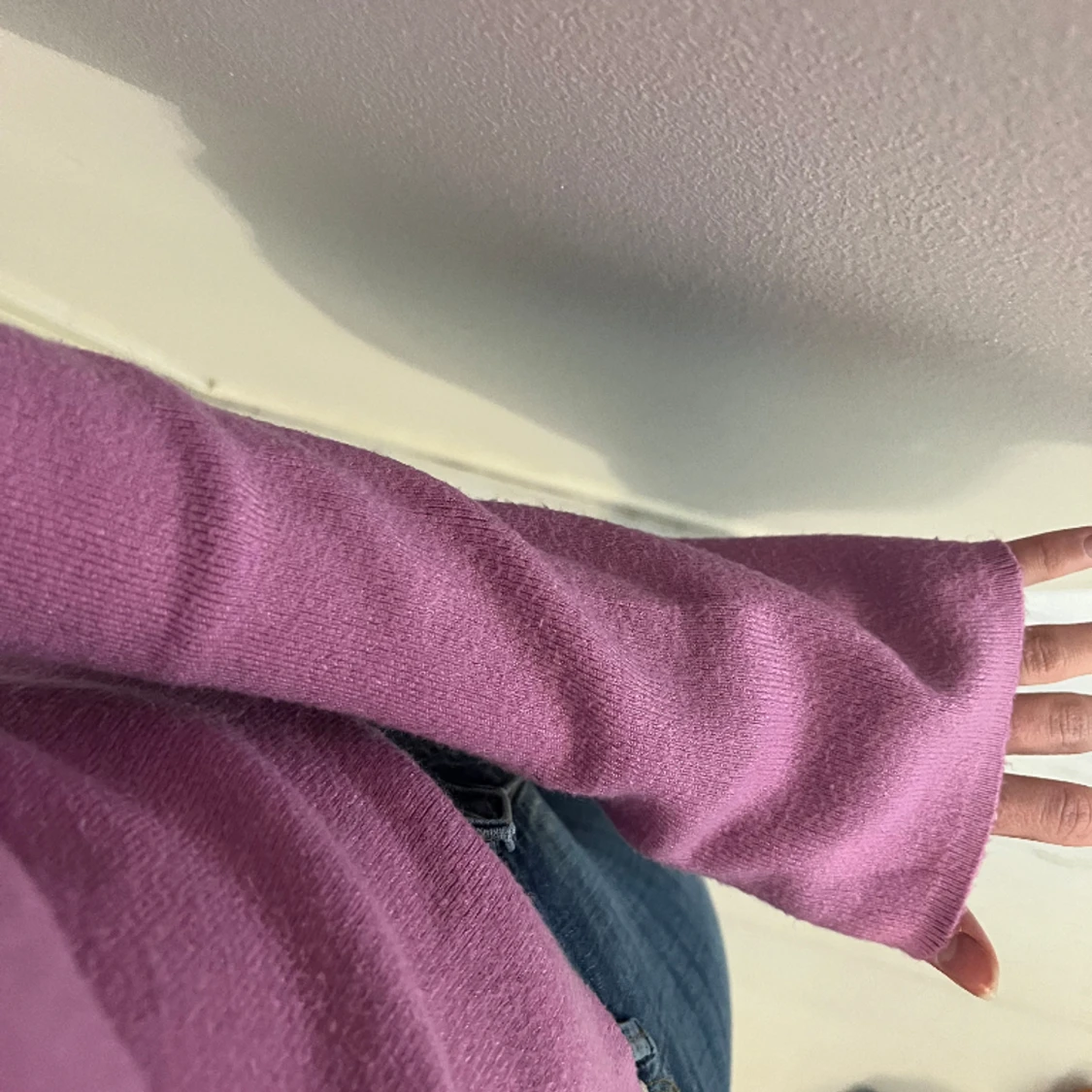 Söt rosa/lila tröja  - 90
