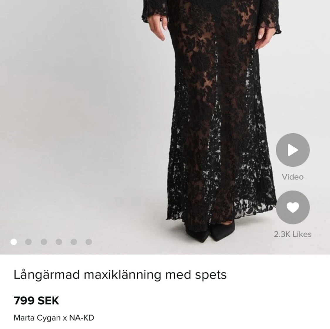 Klänning i spets - 91