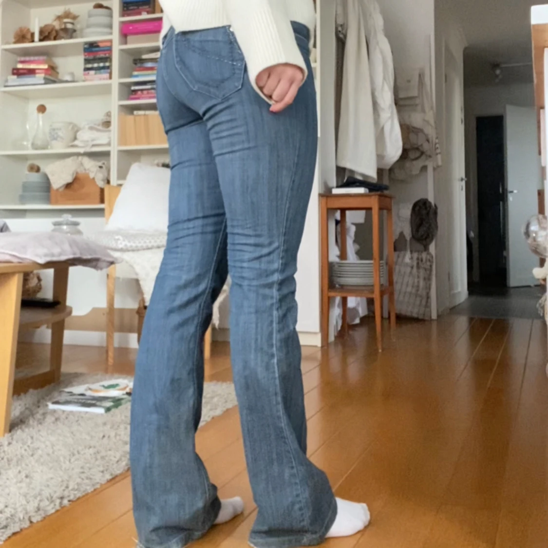 Lågmidjade jeans  - 90