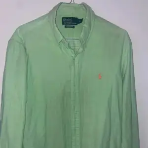 Grön/limegrön skjorta Custom fit