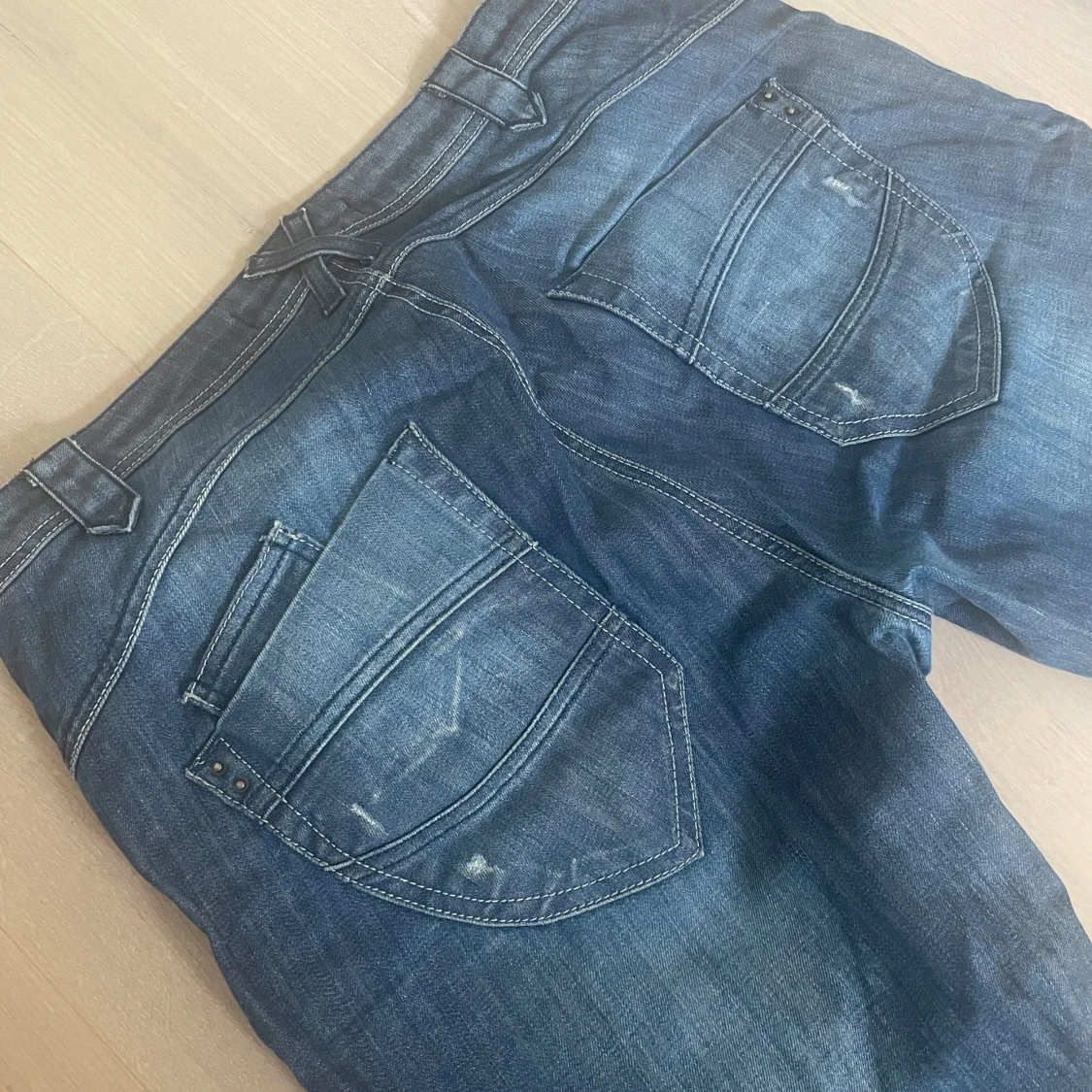 Lågmidjade bootcut jeans - 90