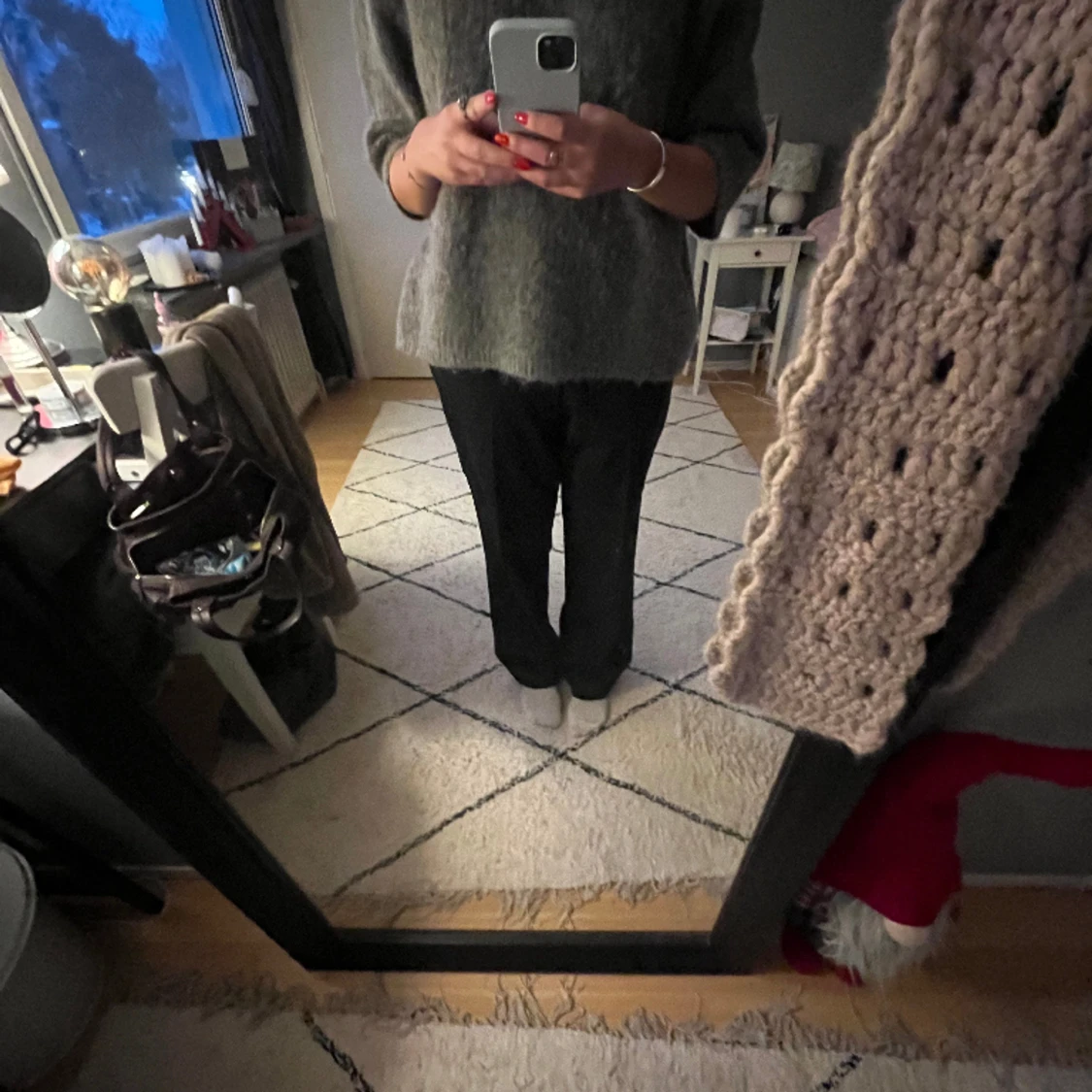 Midwaist kostymbyxa - 91