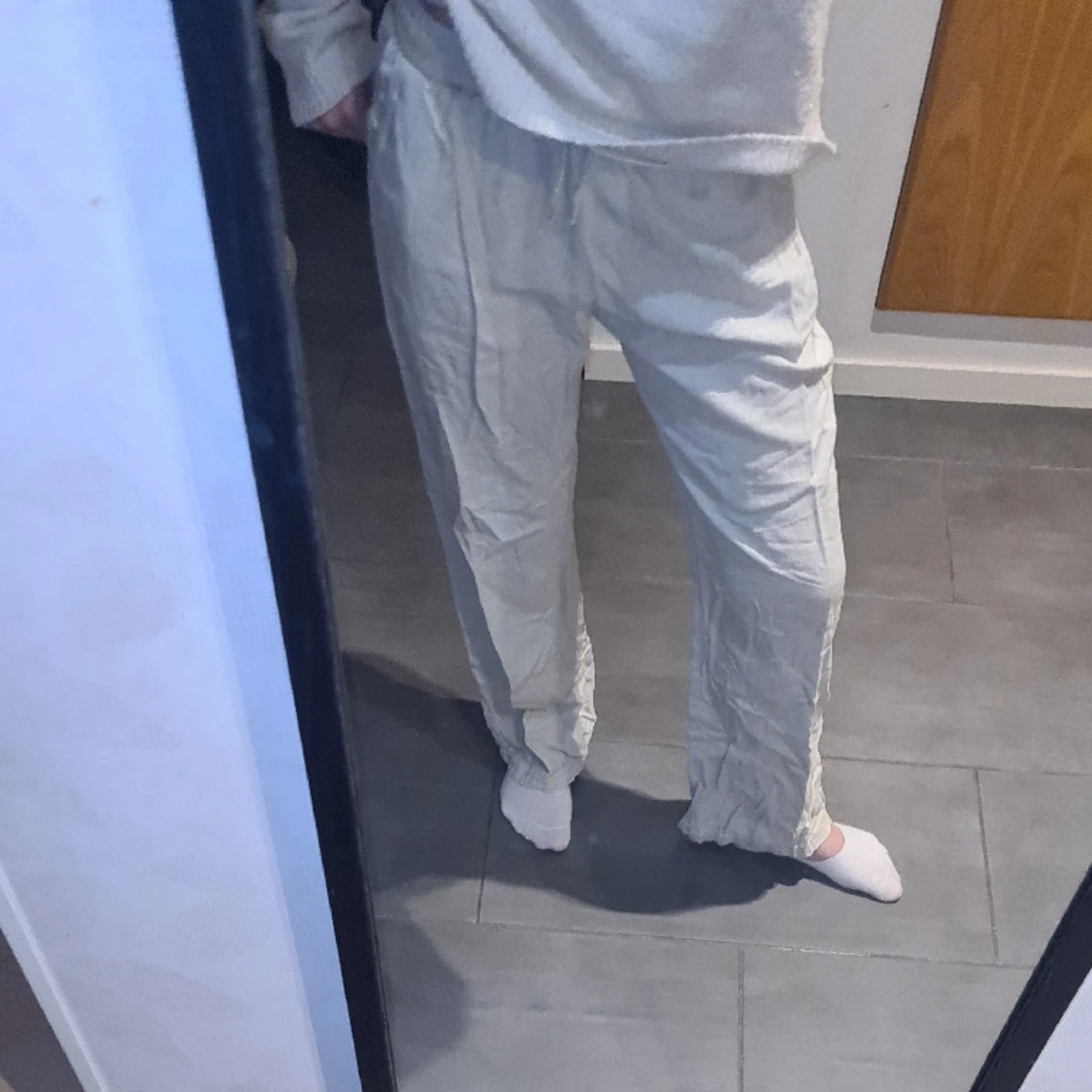 Linnebyxor begie - 91