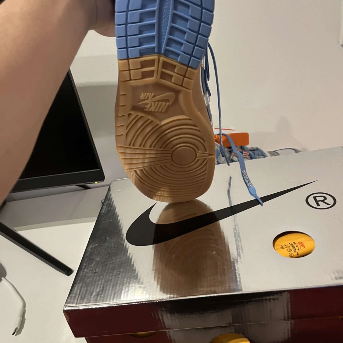 Off White Rubber dunk UNC - 90