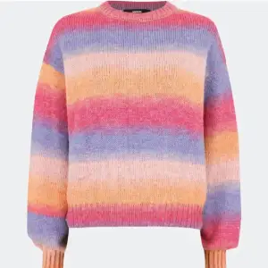 Färgglad stickad tröja från Bikbok, i storlek XS. Använd bara några få gånger!💜  