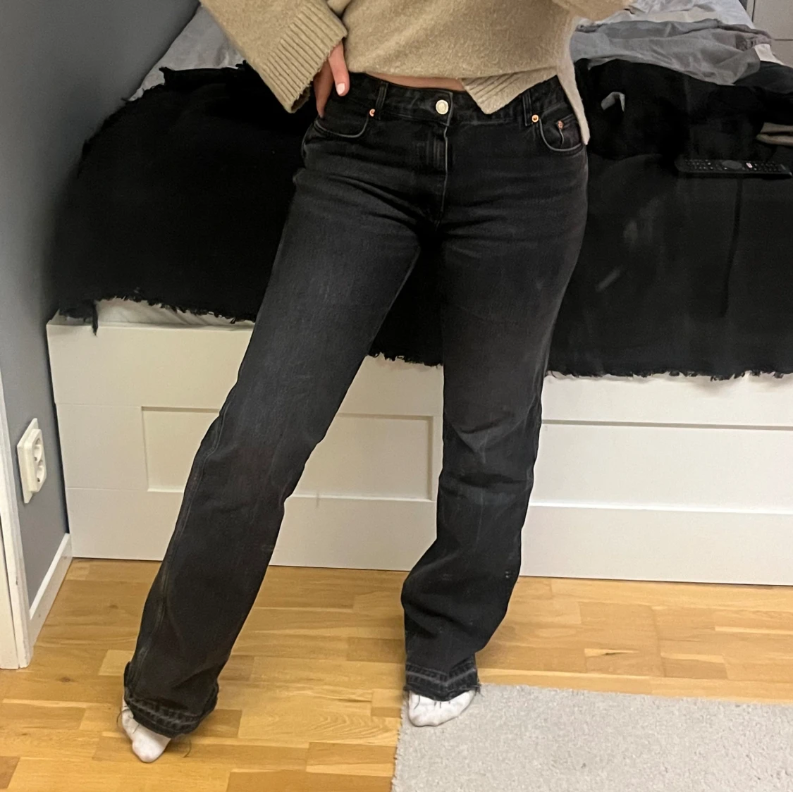 Lågmidjade jeans