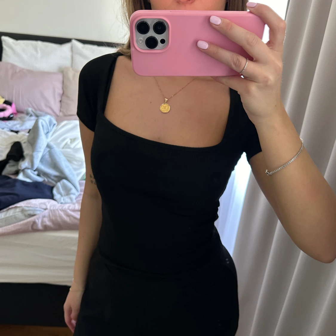 Topp med öppen rygg