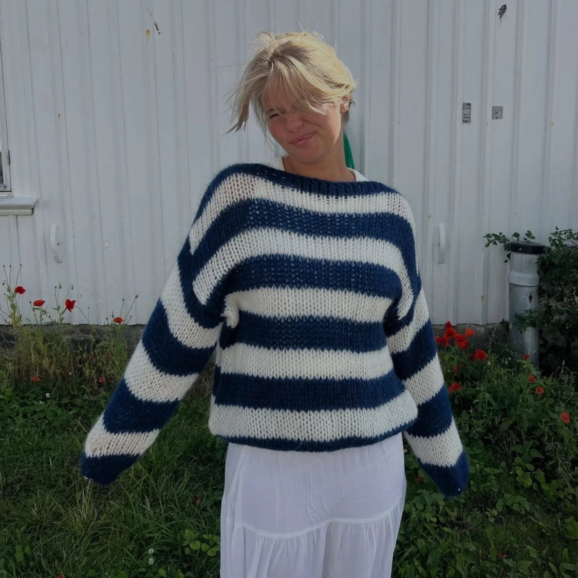 Stickad tröja  - 90