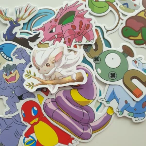 20st pocket monster klistermärken/stickers  - Klistermärken/stickers Motiv: pocket monster  Antal: 25st Skick: ny/oanvänd  Kul att använda till pyssel, scrapbooking och annat.