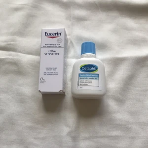Små produkter - En liten Cetaphil cleanser och en Eucerin moisturizer. Båda för 20kr eller 10kr styck. Kolla min bio för mer info!