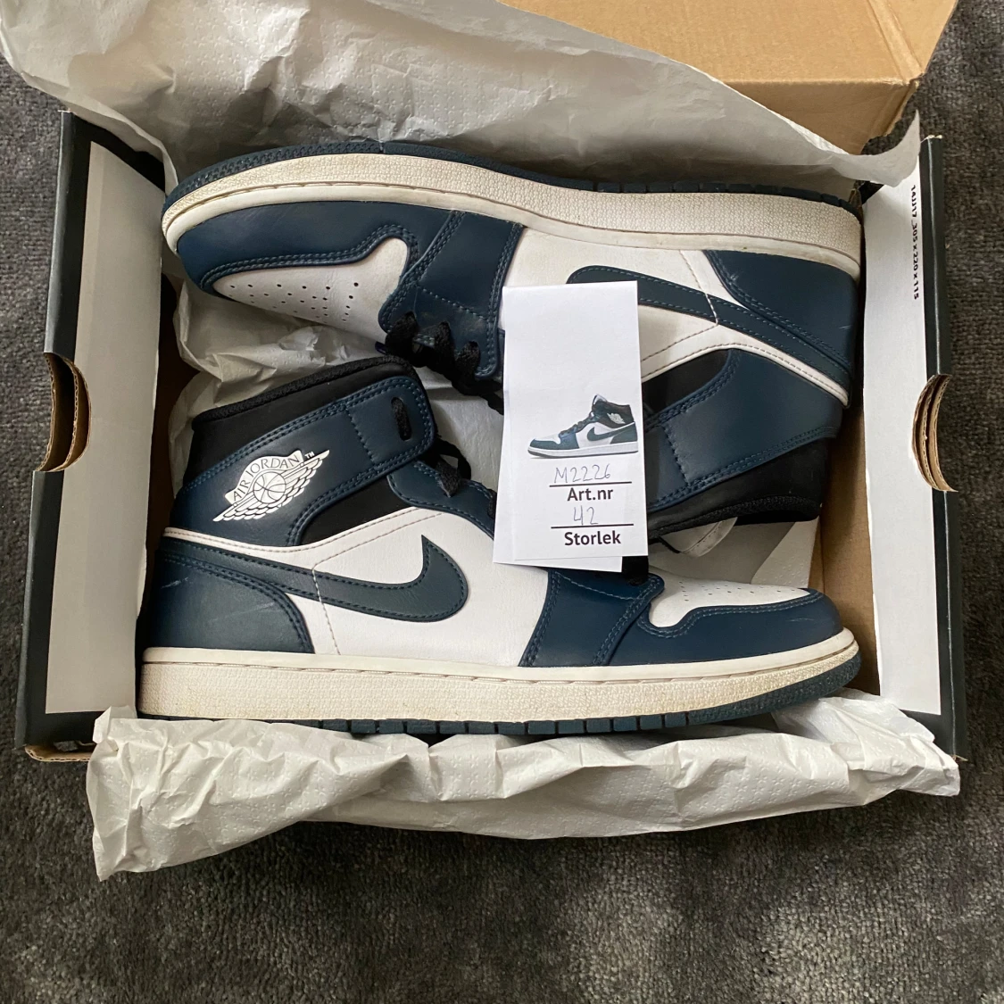 Air Jordan 1 Dark Teal Mid - 91